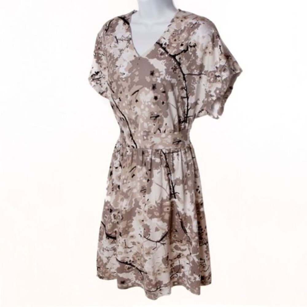 Isaac Mizrahi Live Cotton Blend Print Dress - S